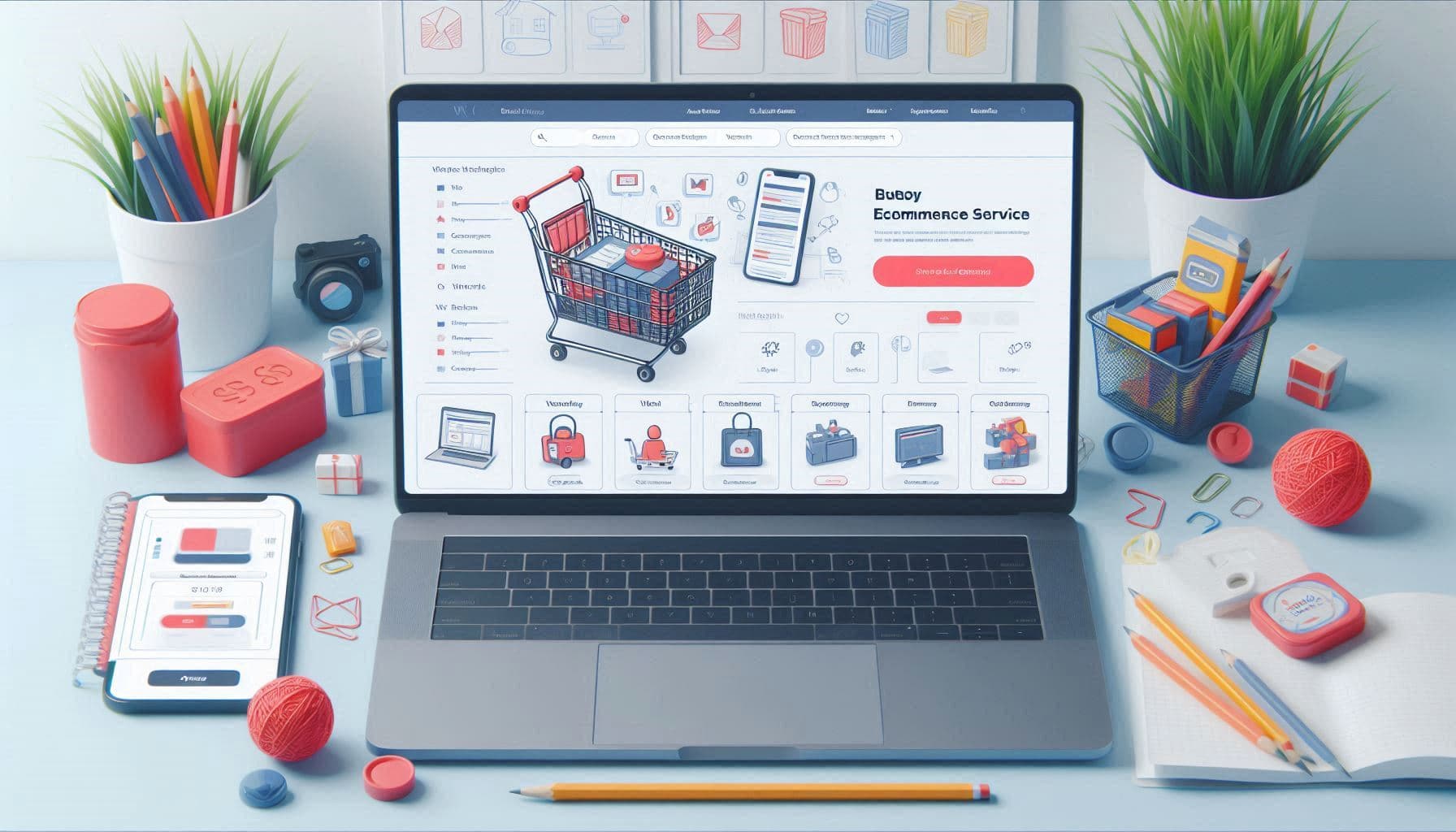 E-commerce platform interface